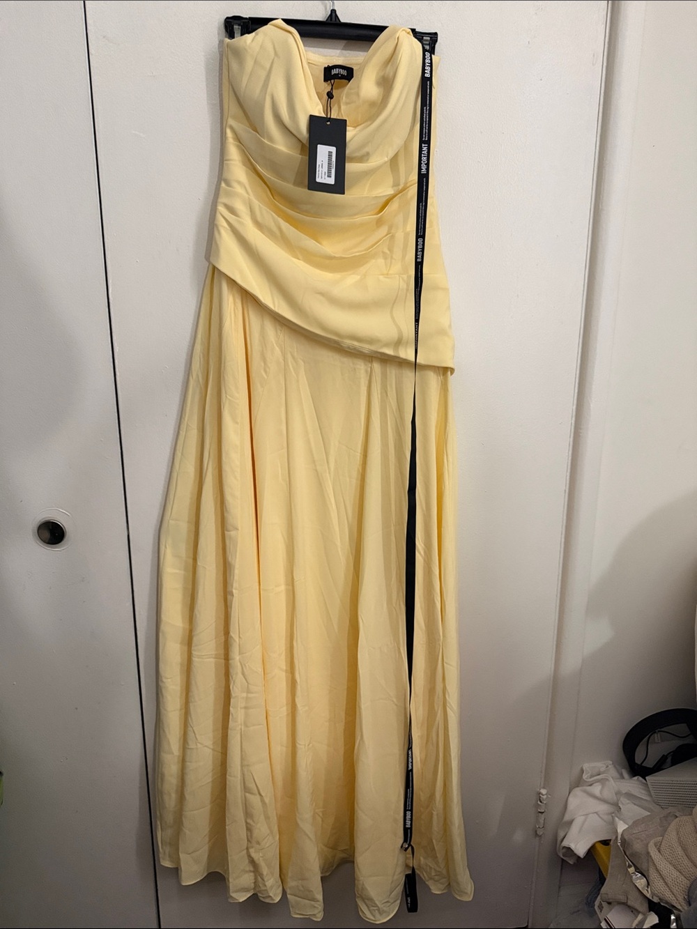 Yellow Maxi Dress - Elegant Lightweight Summer Maxi
